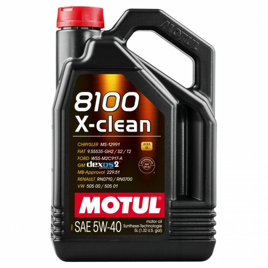 Motul 8100 X-CLEAN 5W40 C3 5L