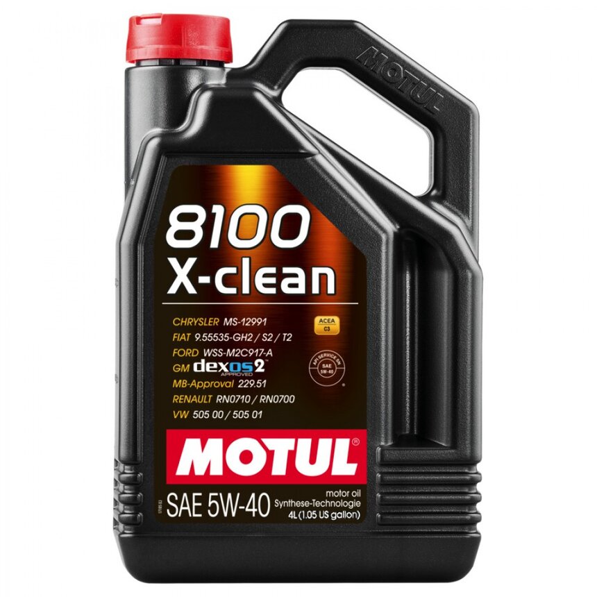 Motul 8100 X-CLEAN 5W40 C3 4L